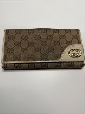 Women's Gucci Wallet One Size Beige Brown